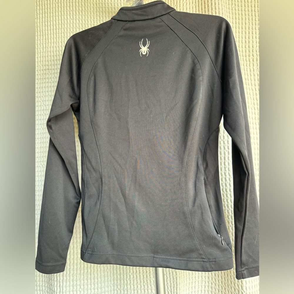 Spyder Half-Zip Black Midlayer - image 2